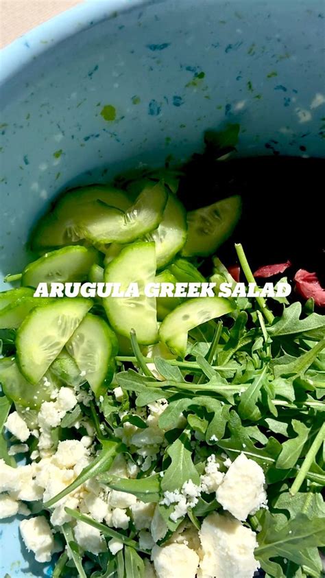 Arugula Greek Salad - calories, carbs, nutrition