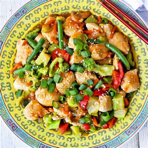 Asian Chicken with Vegetables - calories, carbs, nutrition