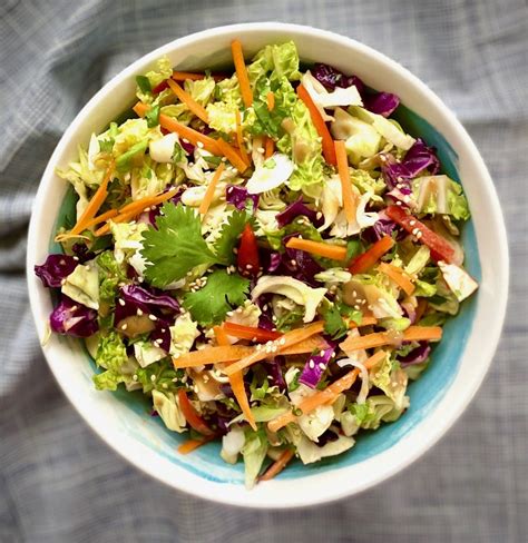 Asian Coleslaw - calories, carbs, nutrition