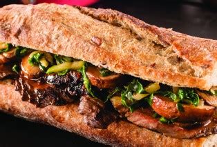 Asian Grilled Skirt Steak Sandwich - calories, carbs, nutrition