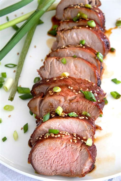 Asian Marinated Roast Pork Loin - calories, carbs, nutrition