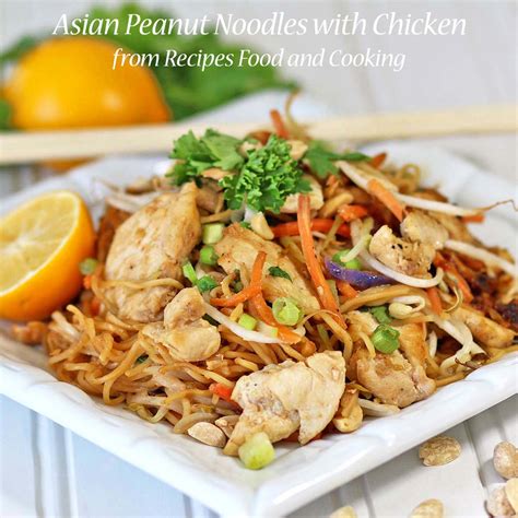 Asian Peanut Noodles with Grilled Chicken - calories, carbs, nutrition