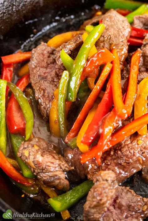 Asian Pepper Steak - calories, carbs, nutrition