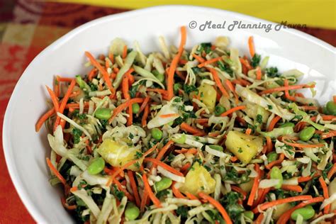 Asian Pineapple Slaw 4 oz - calories, carbs, nutrition