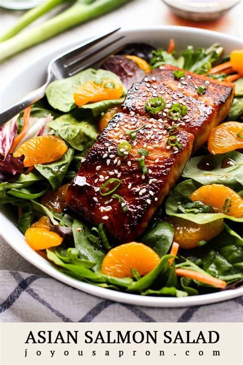 Asian Salmon Salad (34249.0) - calories, carbs, nutrition