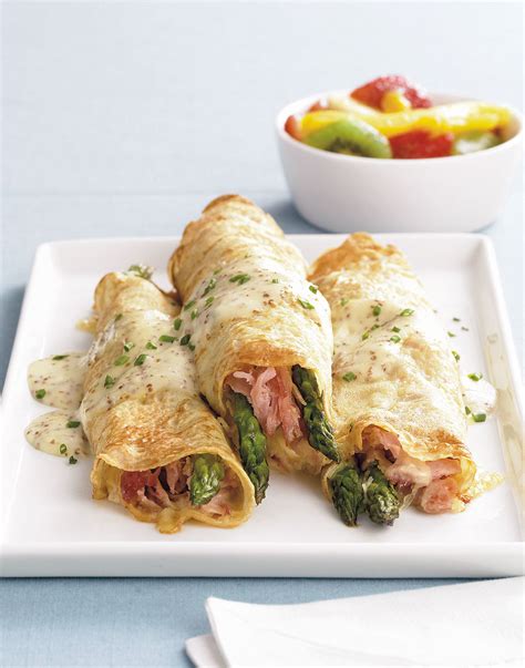 Asparagus, Ham & Swiss Cheese Melt - calories, carbs, nutrition