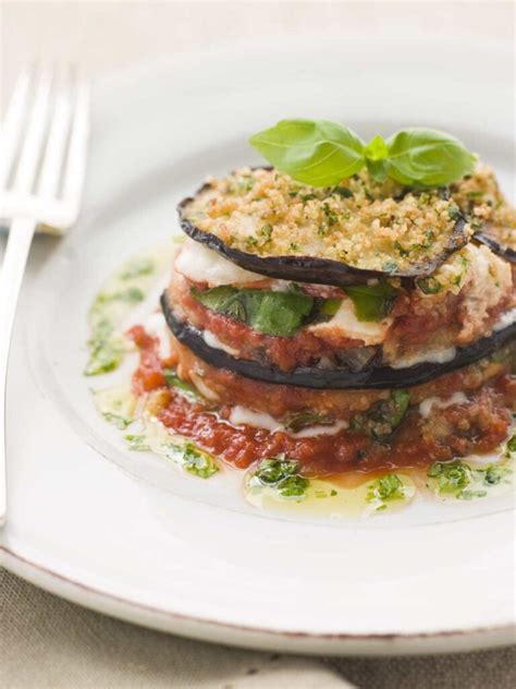 Aubergine Parmigiana - calories, carbs, nutrition