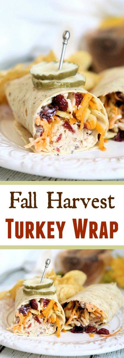 Autumn Harvest Turkey Wrap - calories, carbs, nutrition