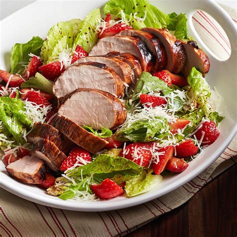 Autumn Pork Salad with Balsamic Glaze - calories, carbs, nutrition