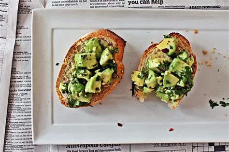 Avocado Chimichurri Toast - calories, carbs, nutrition