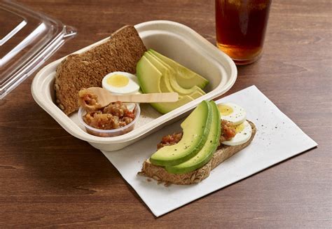 Avocado & Egg Wheat Berry Toast Nosh Box - calories, carbs, nutrition