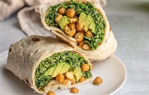 Avocado Kale Caesar Wrap - calories, carbs, nutrition