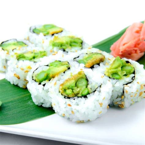 Avocado, Mushroom, Asparagus Roll - calories, carbs, nutrition