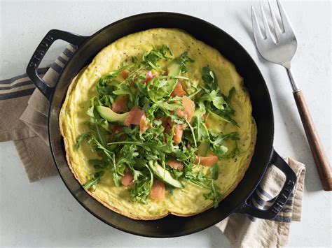 Avocado & Smoked Salmon Frittata - calories, carbs, nutrition