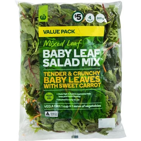 Baby leaf 75g - calories, carbs, nutrition