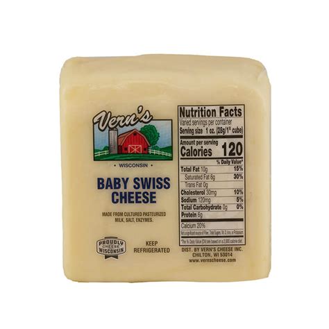 Baby Swiss Cheese - calories, carbs, nutrition