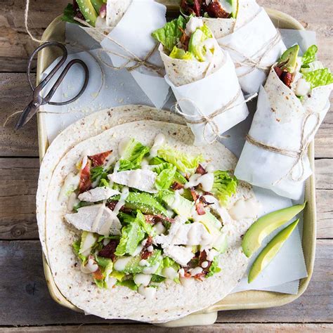 Bacon and Avocado Salad Wrap - calories, carbs, nutrition