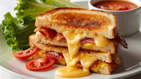 Bacon and Tomato Grilled Cheese Sandwich - calories, carbs, nutrition