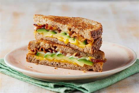 Bacon Avocado Grilled Cheese - calories, carbs, nutrition