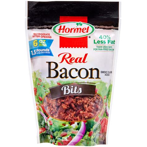 Bacon Bits Real 1 oz - calories, carbs, nutrition