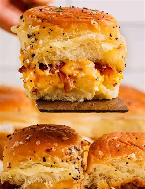 Bacon Blue Breakfast Slider - calories, carbs, nutrition