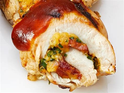 Bacon & Cheddar Cheese Stuffed Chicken Breasts - calories, carbs, nutrition
