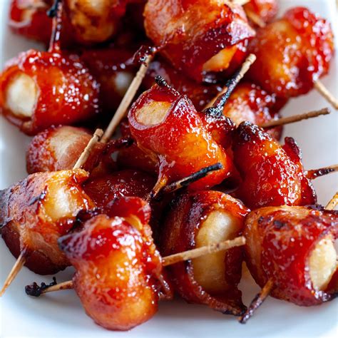 Bacon-Wrapped Water Chestnuts - calories, carbs, nutrition