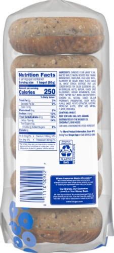 Bagel, Blueberry - calories, carbs, nutrition
