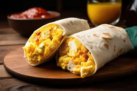 Baja Burrito with Scrambled Eggs - calories, carbs, nutrition