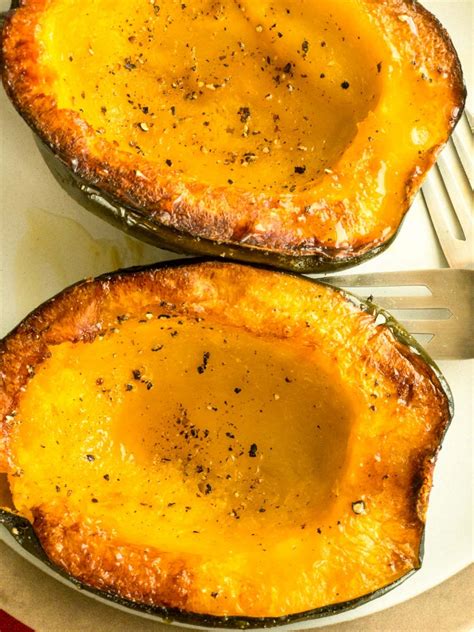 Baked Acorn Squash - half pan - calories, carbs, nutrition