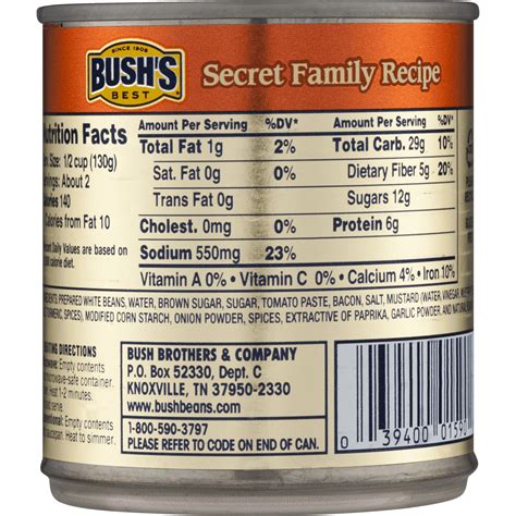 Baked Beans- Original - calories, carbs, nutrition