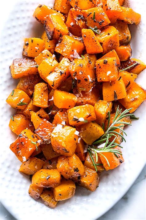 Baked Butternut Squash with Maple Syrup - calories, carbs, nutrition