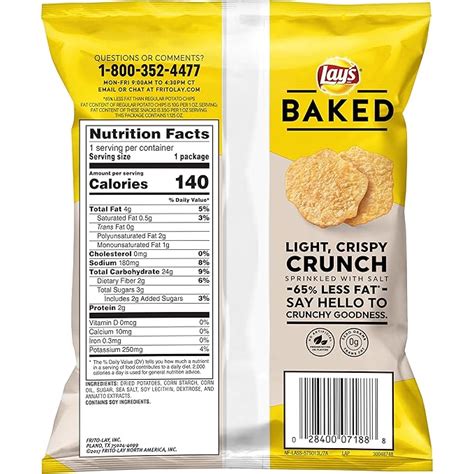 Baked Chips - calories, carbs, nutrition