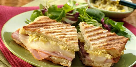 Baked Ham & Provolone Panini - calories, carbs, nutrition