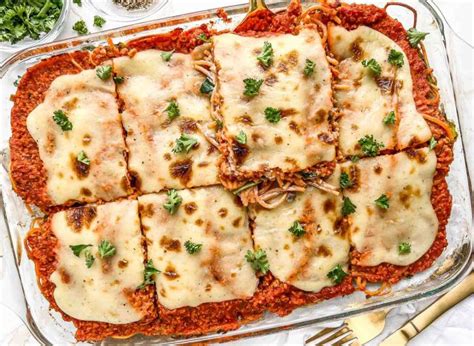 Baked Spaghetti - calories, carbs, nutrition