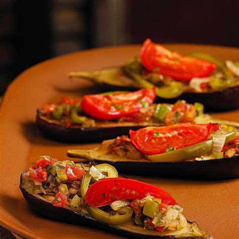 Baked Stuffed Eggplant - calories, carbs, nutrition