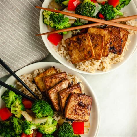 Baked Teriyaki Tofu - calories, carbs, nutrition