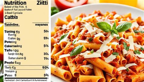 Baked Ziti - SOL - calories, carbs, nutrition