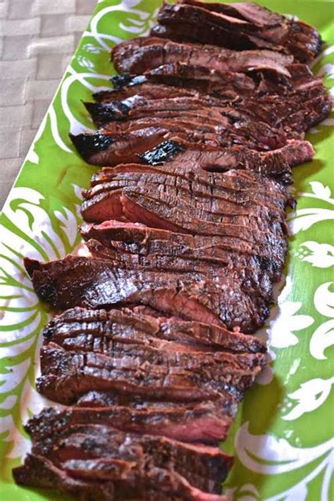 Balsamic Grilled Flank Steak - calories, carbs, nutrition