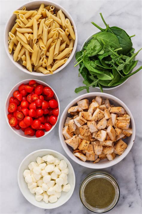 Balsamic Pasta Salad - calories, carbs, nutrition