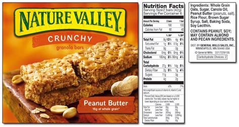 Banana Granola Bar - calories, carbs, nutrition