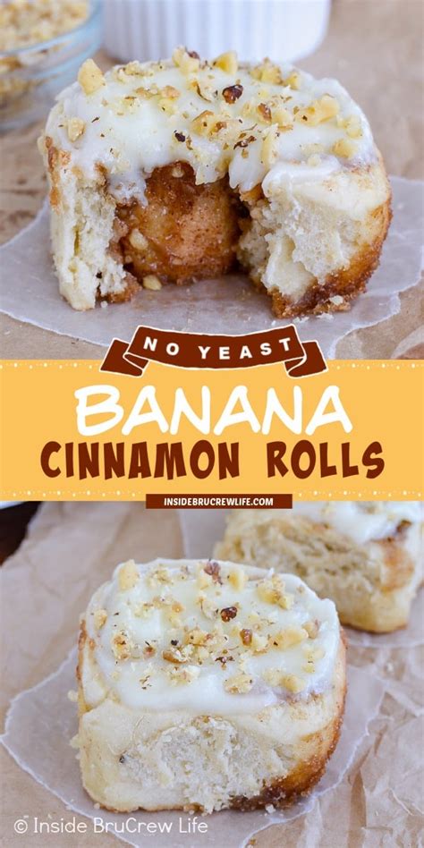 Banana Nut Cinnamon Rolls - calories, carbs, nutrition