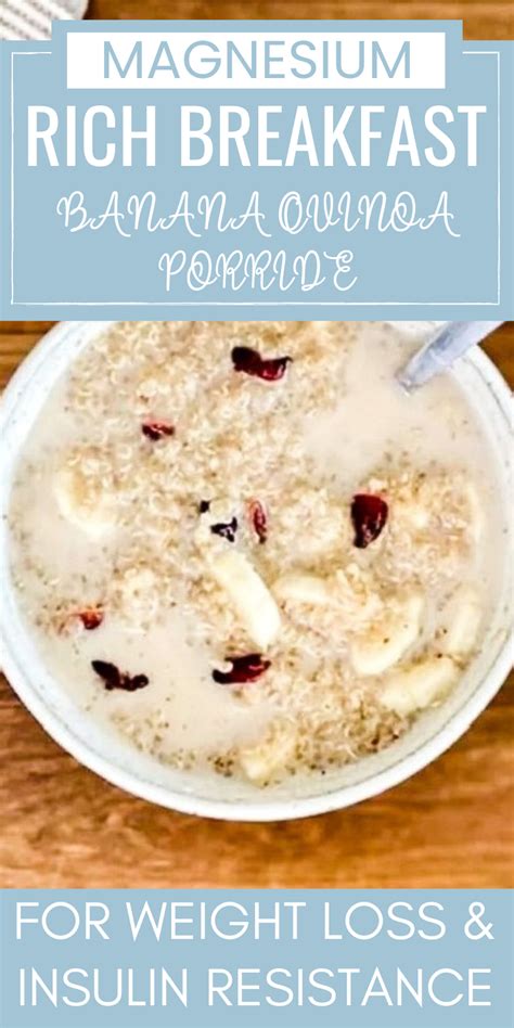 Banana Quinoa Porridge - calories, carbs, nutrition