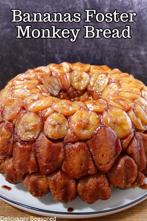 Bananas Foster Cinnamon Monkey Bread - calories, carbs, nutrition