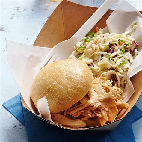 Barbecue Chicken Sandwich with Slaw - calories, carbs, nutrition