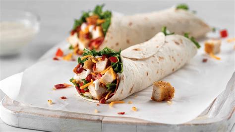 Barbecue Chicken Wrap - calories, carbs, nutrition