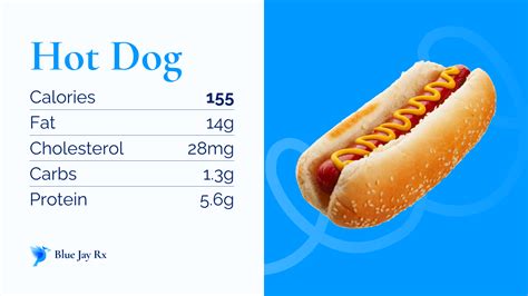 Barbeque and Blue Cheese Hot Dog - calories, carbs, nutrition
