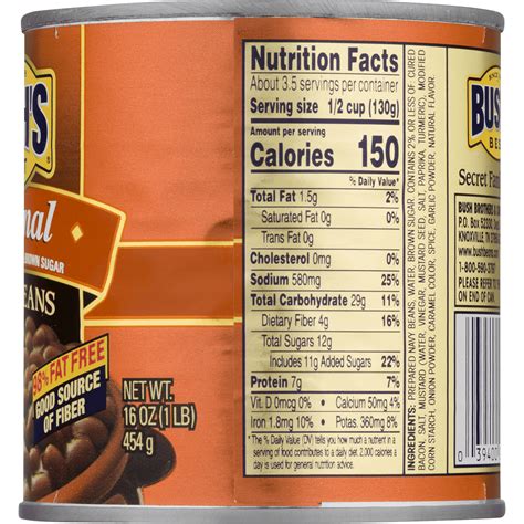 Barbequed Baked Beans - calories, carbs, nutrition