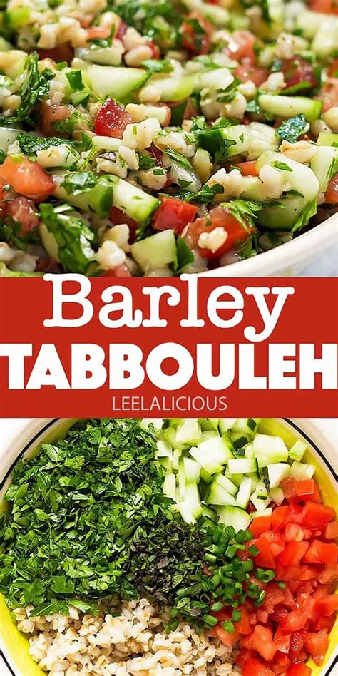 Barley Tabbouleh - calories, carbs, nutrition