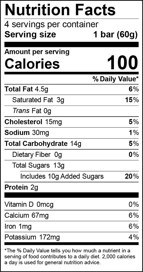 Bars, Cashew Fudge (Bostwick) - calories, carbs, nutrition